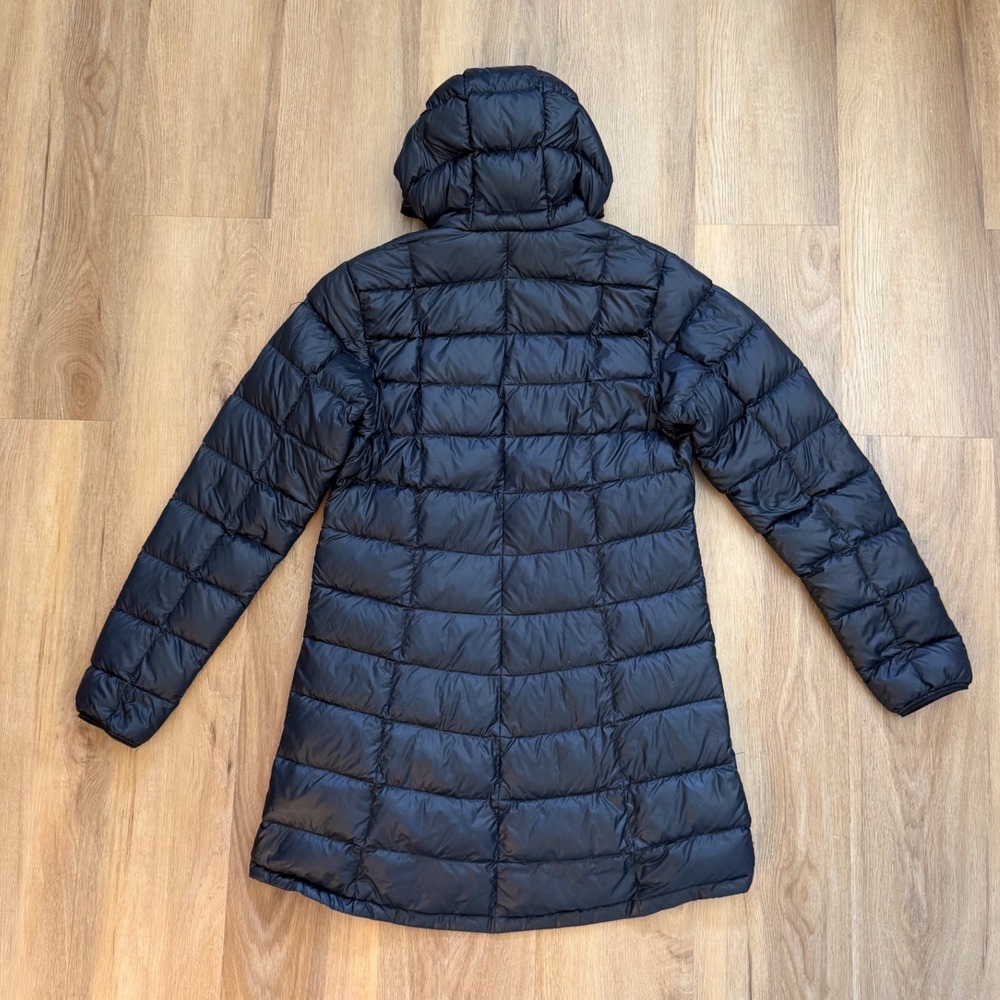 REI Co-op 650 Down Parka 2.0 Black Hooded Puffer Jacket M Snow outdoors Womens - Picture 3 of 8